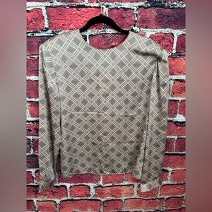 Vintage Kasper and Co. Women’s Long Sleeve Top Size 10 Bust 20” Item #PHK3348